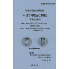 看護師国家試験問題　人体の構造と機能　解剖生理学