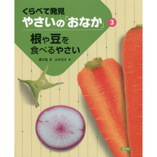 くらべて発見やさいの「おなか」　３　根や豆を食べるやさい