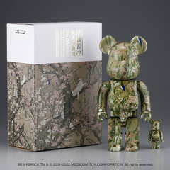 BE@RBRICK 伊藤若冲「桃花小禽図」 100% ＆ 400%【抽選販売（当選者のみ購入可能）】