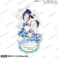 ラブライブ！スクールアイドルフェスティバル　きらりんアクリルスタンド Aqours 水着ver. 松浦果南
