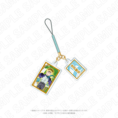キャラディショナルトイ　モブサイコ100 III　花札柄アクリル根付ストラップ（花沢輝気）
