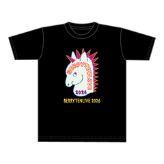 ベリテンライブ2026　TシャツD　ユニコーン　ブラック