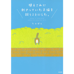 植えこみに刺さっていた子猫を飼うことにした。