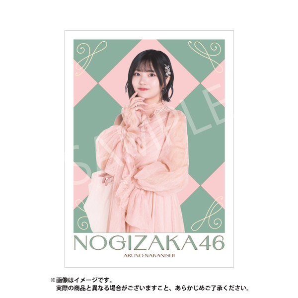 乃木坂46】メタルディスプレイ「中西 アルノ」（セブンネット