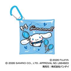 PEKO×サンリオキャラクターズ　マルチクリアケース SSサイズ03　シナモロール（2026年4月以降発売予定）