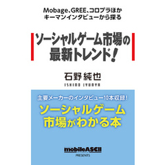 Mobage、GREE、コロプラほかキーマンインタビューから探る　ソーシャルゲーム市場の最新トレンド！