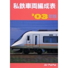 私鉄車両編成表　’０３年版