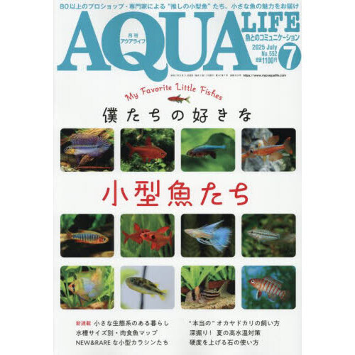 月刊アクアライフ 2023年全号 バックナンバー アクアライフ 7月号 (発売日2023年06月09日) | 雑誌/電子書籍