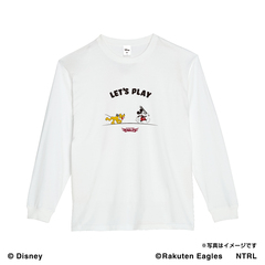 21ミッキーマウス（LET'S PLAY）/東北楽天ゴールデンイーグルス　ロングTシャツM