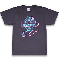 Mr.Children 30th Anniversary Tour／エントランスマン(Neon) Tシャツ　CHARCOAL GRAY