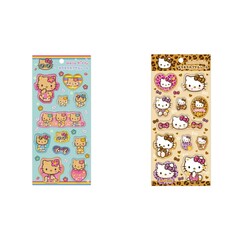 ハローキティキラキラカプセルシール 日焼け・ヒョウ（2026年6月上旬以降発売予定）