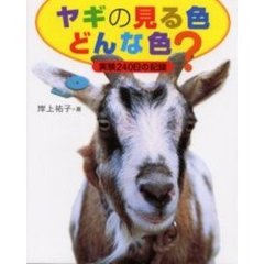 ヤギの見る色どんな色？　実験２４０日の記録