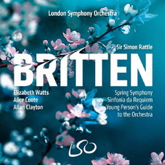 ブリテン：青少年のための管弦楽入門、シンフォニア・ダ・レクイエム、春の交響曲