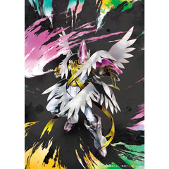 『デジモンアドベンチャー』キャンバスアートボード　ホーリーエンジェモン―Water Color―