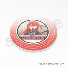 【ぼっち・ざ・ろっく！】レコード風コースター・喜多郁代