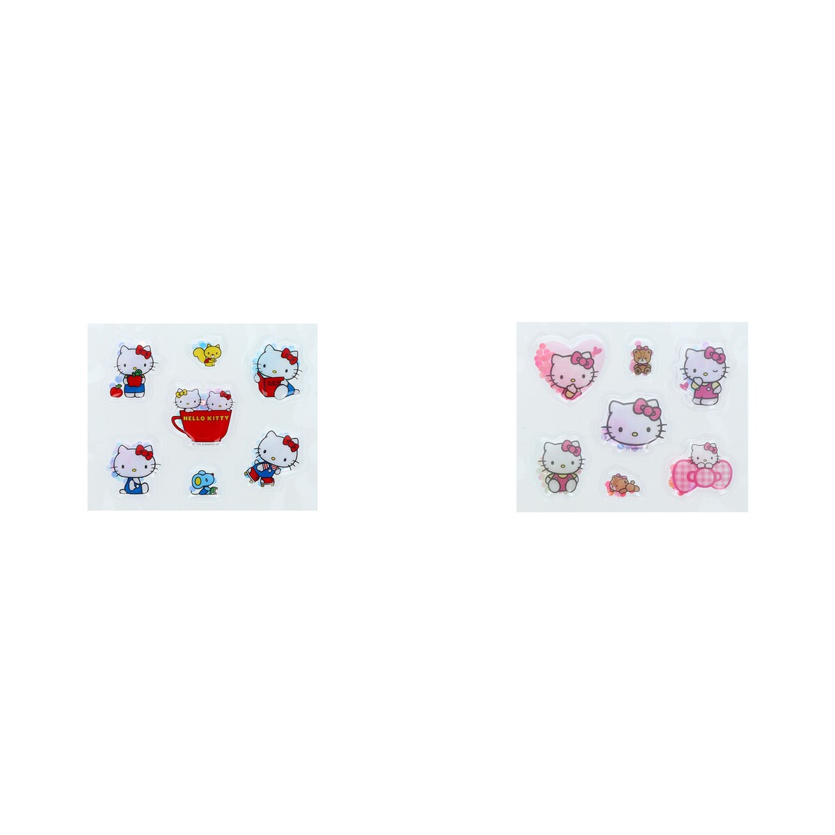 ぷにシャカシール ハローキティ レッド＆ピンク 通販｜セブン