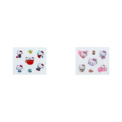 【新品・未使用】ハローキティ　えんぎもんシリーズ　付根　3点セット Amazon.co.jp: ハローキティ おんがくのーと 3だん（シールつき