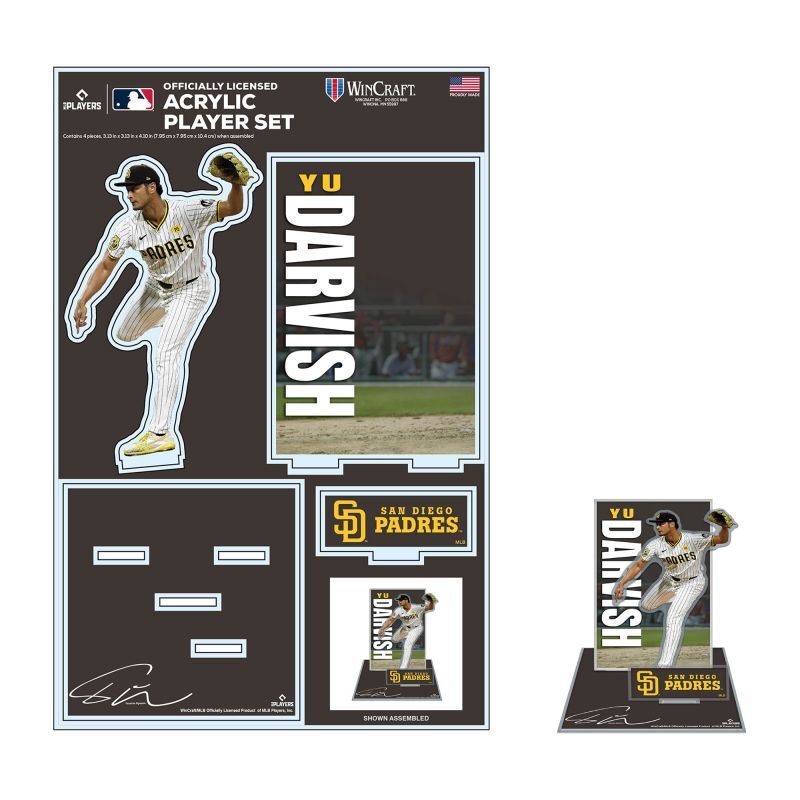 ダルビッシュ有 フォトパネル サンディエゴ・パドレス Wincraft サンディエゴ・パドレス ダルビッシュ有 アクリルスタンド