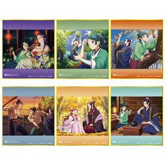 薬屋のひとりごと ミニ色紙コレクション／ホタルブクロ、夏野菜、柿、金木犀、銀杏、蜜柑【BOX】