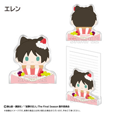 進撃の巨人　アクリルフィギュアメモスタンド エレン（2025年11月以降発売予定）
