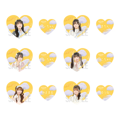 【SKE48】10鈴木恋奈 「サンダルだぜ」　ステッカー2枚セット【EC限定】