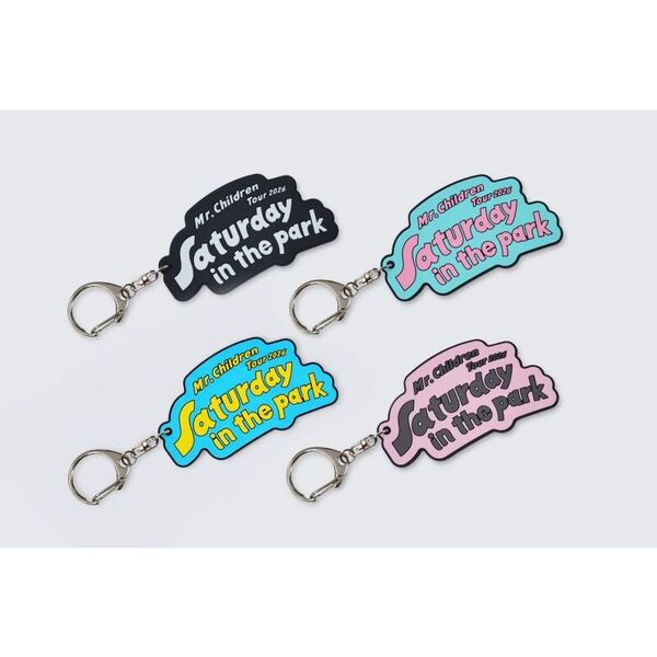 Mr.Children Tour 2026 ラバーキーホルダー ピンク×グレー 通販