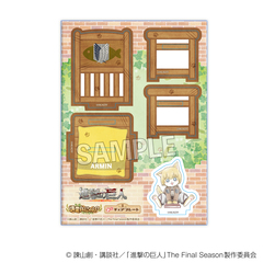進撃の巨人　調査兵にゃん　みにチェアプレート　アルミン（2026年10月以降発売予定）