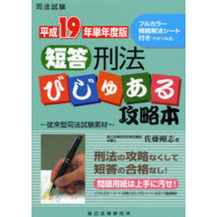 短答刑法びじゅある攻略本　司法試験　平成１９年単年度版