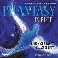ファンタジー・イン・ブルー　チェロ、サクソフォン四重奏とピアノのための編曲集