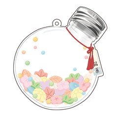 ハゴロモ　アクリルメイクアップカバー #お茶菓子