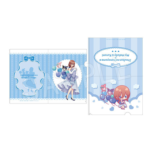 【セール 登場から人気沸騰】 五等分の花嫁＊×マイメロディ＆クロミ クリアファイルセット クリアファイル