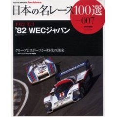 日本の名レース１００選　００７　’８２ＷＥＣジャパン　グループＣスポーツカー時代の到来