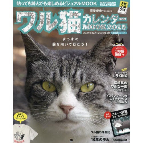 ワル猫カレンダーMOOK 貼っても読んでも楽しめるビジュアルMOOK 2025