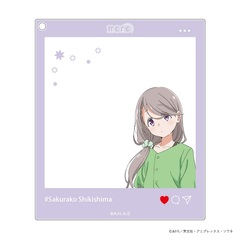 TVアニメ「mono」SNS風アクリルキーホルダー 敷島桜子（2025年6月以降発売予定）