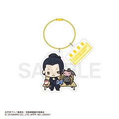 呪術廻戦 懐玉・玉折×サンリオキャラクターズ 　カラーワイヤーキーホルダー 02.夏油傑・ルロロマニック