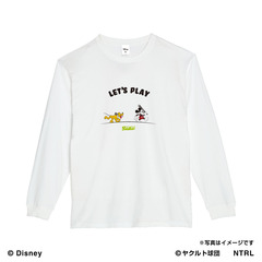 21ミッキーマウス（LET'S PLAY）/東京ヤクルトスワローズ　ロングTシャツ