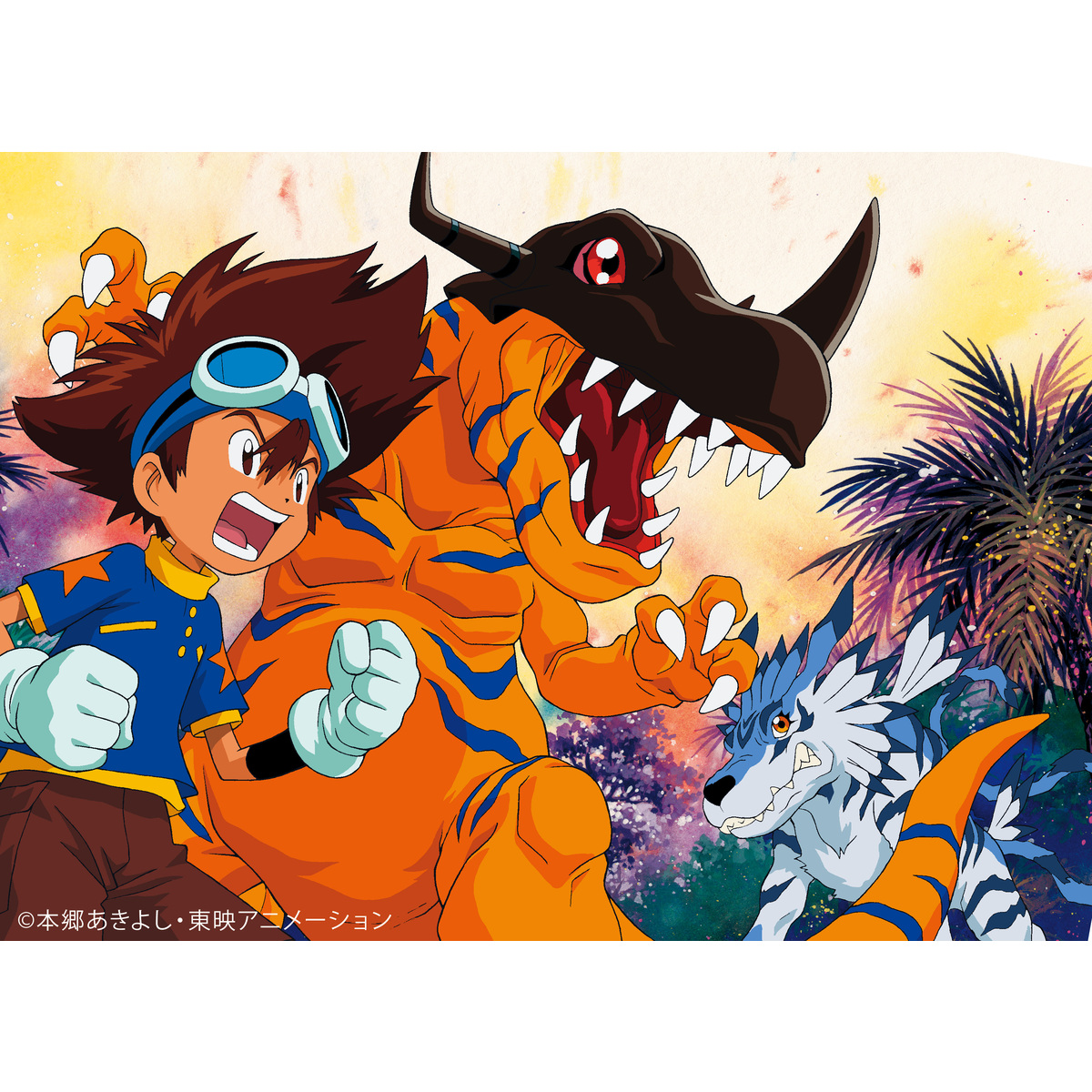 デジモンアドベンチャー キャンバスアートボード キービジュアル デジモンアドベンチャー』キャンバスアートボード キー