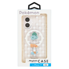 iPhone17対応ポケットモンスター MagSafe対応ケース　フシギダネ&ヒトカゲ＆ゼニガメ（ねむる）（2026年6月以降発売予定）