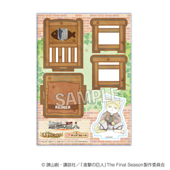 進撃の巨人　調査兵にゃん　みにチェアプレート　ライナー（2026年10月以降発売予定）