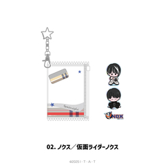 仮面ライダーゼッツ ステッカー入りポーチ 02.ノクス／仮面ライダーノクス