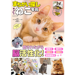 まちがい探し かわいいねこ写真