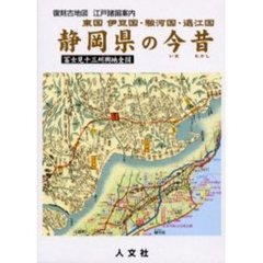 静岡県の今昔　東国　伊豆国・駿河国・遠江国　富士見十三州輿地全図