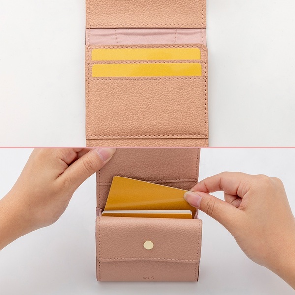 VIS フラワーカット財布ミニ PINK（セブン‐イレブン／セブンネット限定