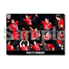 【バレーボール男子日本代表】メタルディスプレイ コラージュB4