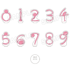タコピーの原罪／トレーディングアクリルスタンド／数字【単品】（2025年10月以降発売予定）