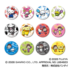 PEKO×サンリオキャラクターズ　CANバッジ Vol.3【BOX】（2026年4月以降発売予定）