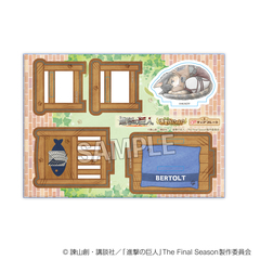 進撃の巨人　調査兵にゃん　みにチェアプレート　ベルトルト（2026年10月以降発売予定）