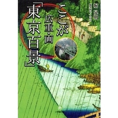 ここが広重・画「東京百景」（小学館文庫）