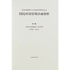 国民所得倍増計画資料　第２５巻　小委員会審議経過・部会資料　投資配分小委員会
