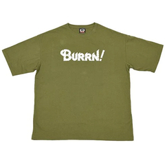 BURRN! オーバーサイズTシャツ カーキ（Lサイズ）